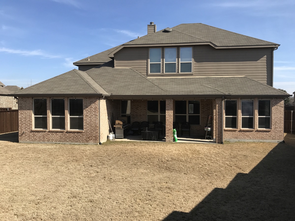 Patio extension and covered patio addition in Forney TX.